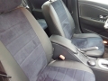 Авточехлы из экокожи и алькантары в черном цвете