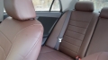 Авточехлы из экокожи в цвете шоколад