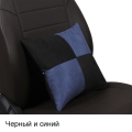 Подушка в салон из экокожи и алькантары