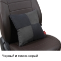 Подушка в салон из экокожи и алькантары