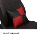 Подушка в салон из экокожи Ромб